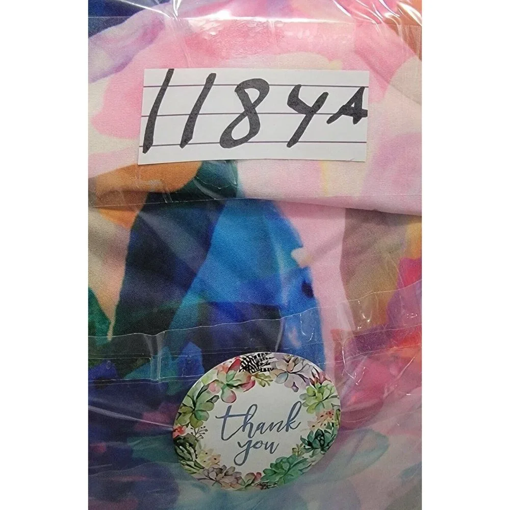 City Chic Women's Multicolor Floral Dress Sleeveless Lined Pleated Size L/20 - Picture 13 of 14